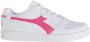 Diadora Lage Sneakers met Geperforeerde Details en Klittenbandsluiting White - Thumbnail 2