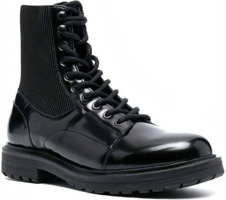 Diesel Zwarte Enkellaarsjes - Foto 2