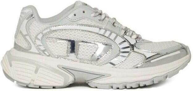 Diesel Witte Veterschoenen met Rubberen Zool - Foto 2