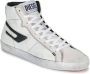 Diesel S leroji Mid Hoge sneakers Leren Sneaker Heren Wit - Thumbnail 3