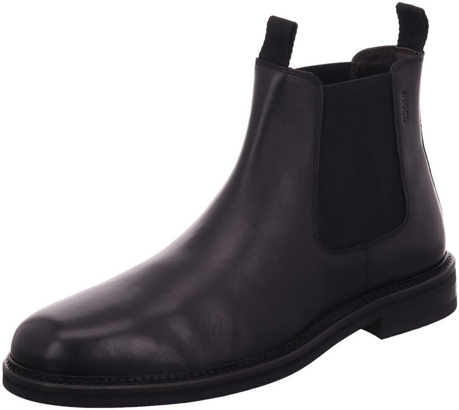 Digel Chelsea boots van leer met elastische inzetten model 'Santosh'