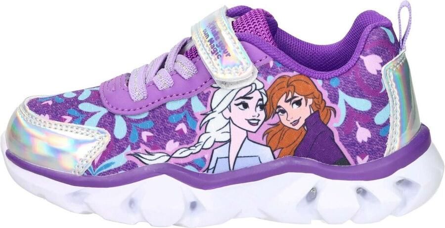 Disney Frozen Meisjes Sneaker Met Lichtjes Zilver