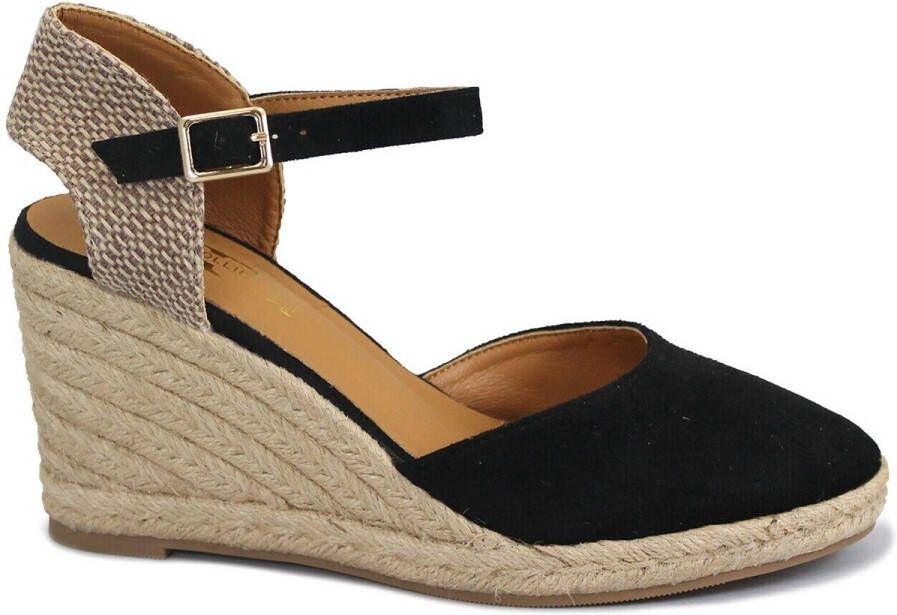 Divine Follie Sandalen met sleehak DIV-E25-3708-NE