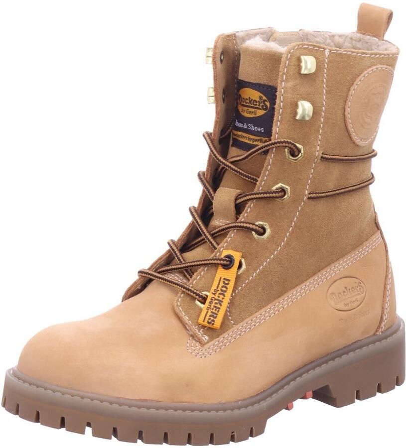 Dockers by Gerli Veterlaarzen Laarzen casual laarzen met modieuze veters - Foto 3