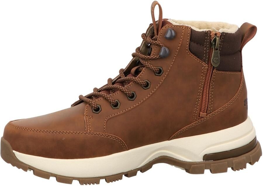 Dockers by Gerli Heren Veterlaarzen Warme Voering Nubucklook Cognac - Foto 2