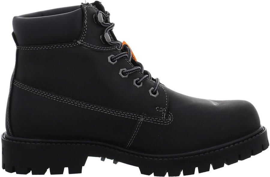 Dockers by Gerli Winterlaarzen Werkschoenen veterschoenen met blokhak