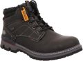Dockers by Gerli Veterboots lichtgrijs donkerrood zwart - Zwart