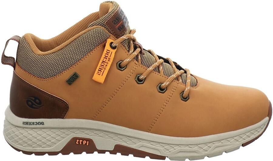 Dockers by Gerli Veterschoenen mid cut sneaker vrijetijdsschoen veterschoen zacht gewatteerd