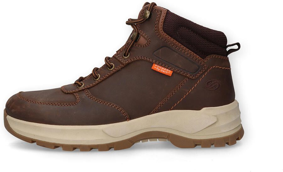 Dockers by Gerli herenleren enkellaarsjes 53KL003-400360 donkerbruin
