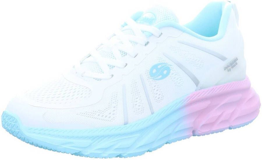 Dockers by Gerli Sneakers trainingsschoen veterschoenen met kleurrijke pastelzool - Foto 3