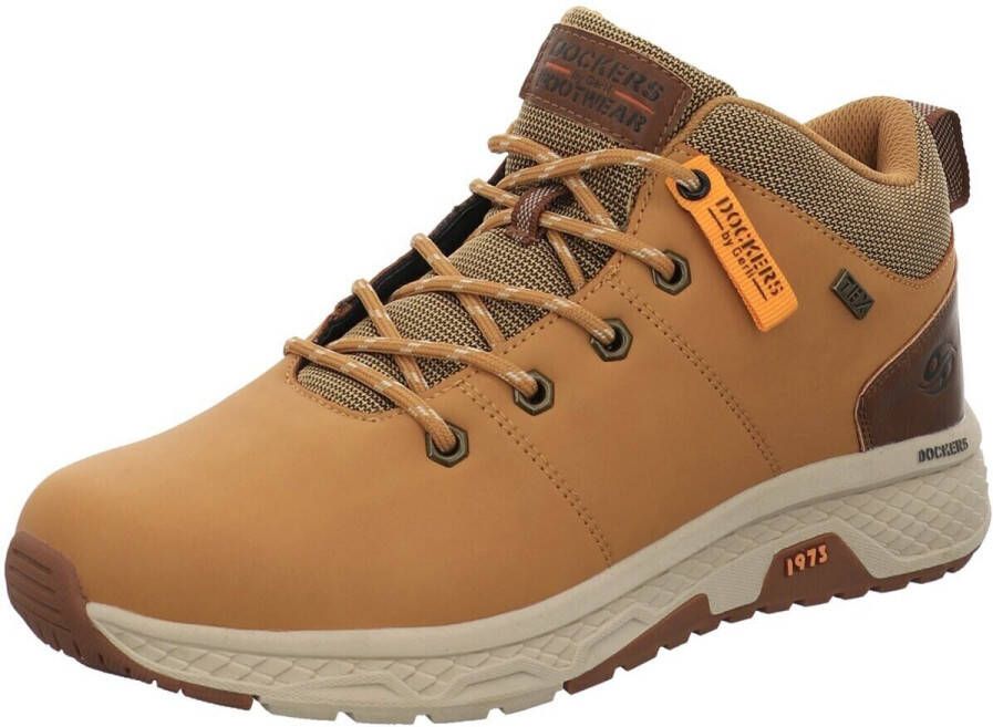 Dockers by Gerli Veterschoenen mid cut sneaker vrijetijdsschoen veterschoen zacht gewatteerd