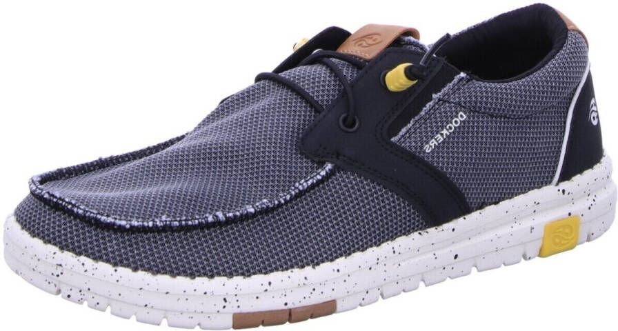 Dockers by Gerli 52AA002 Heren Mocassin espadrilles Schoenen Zwart-Grijs - Foto 3