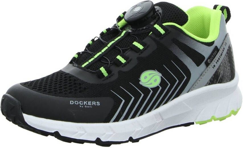 Dockers by Gerli Jongens Sneaker TEX Uitneembaar Voetbed 52OA620-700120 Zwart Grijs - Foto 2