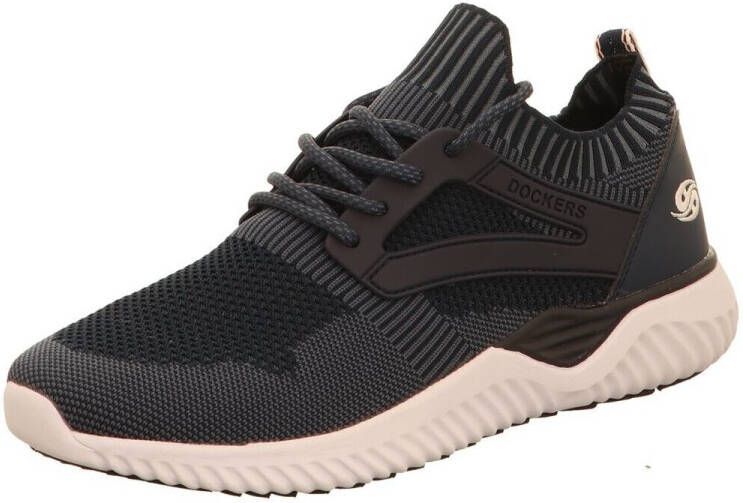 Dockers Sneaker Laag Heren Sneakersock Easy Fit Blauw
