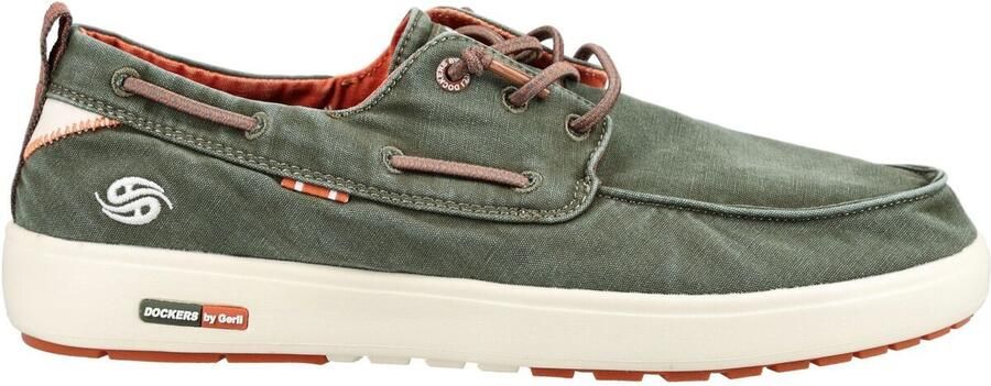 Dockers by Gerli Dockers heren mocassin canvas groen - Foto 2