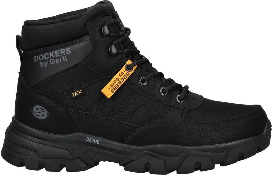 Dockers by Gerli Heren Boots Veterlaarsjes 53HE002 657101 zwart schoenen - Foto 3