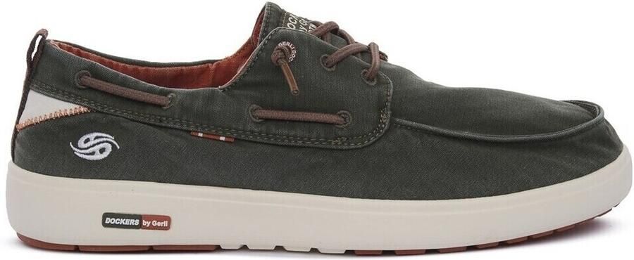 Dockers by Gerli Sneaker Sneakers olijf Textiel - Foto 4
