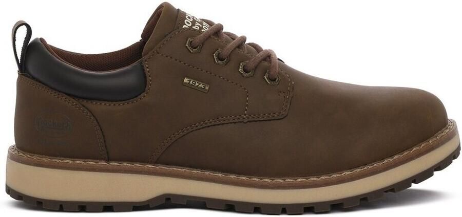 Dockers by Gerli Heren Veterschoen Sneaker Zakelijk Elegant 57IT001 bruin