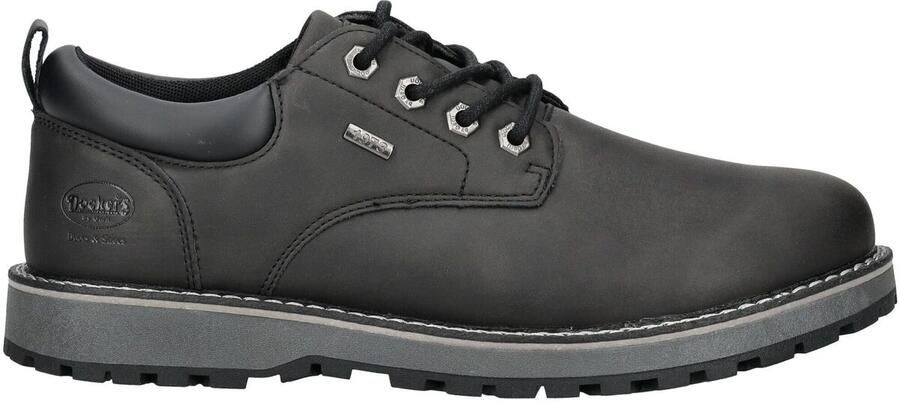 Dockers by Gerli Heren Veterschoen Sneaker Zakelijk Elegant 57IT001 Zwart - Foto 2