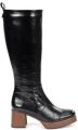 Dorking Laarzen ' cristel d9339 bottines femme cuir confort - Zwart
