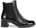 Dorking Laarzen bottines d9368 femme en cuir - Zwart