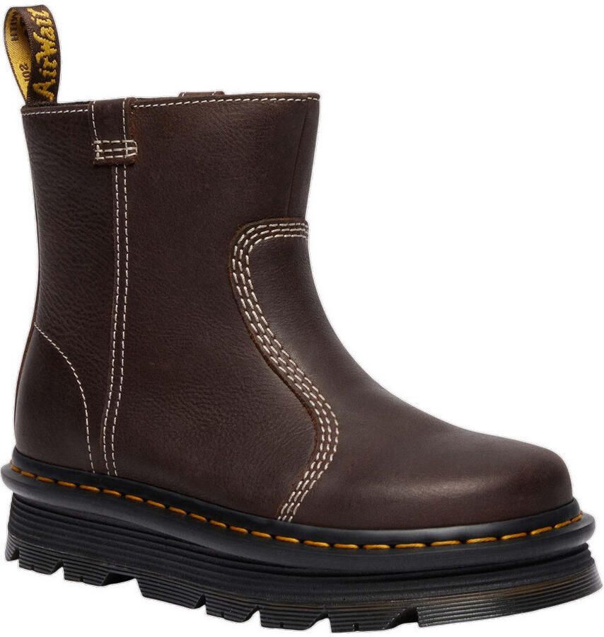 Dr. Martens Zebzag Rigger Boots Dames Bruin- Dames Bruin
