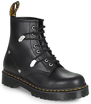 Dr. Martens Zwarte Enkellaarzen Casual Gesloten Platte Black Dames - Foto 2