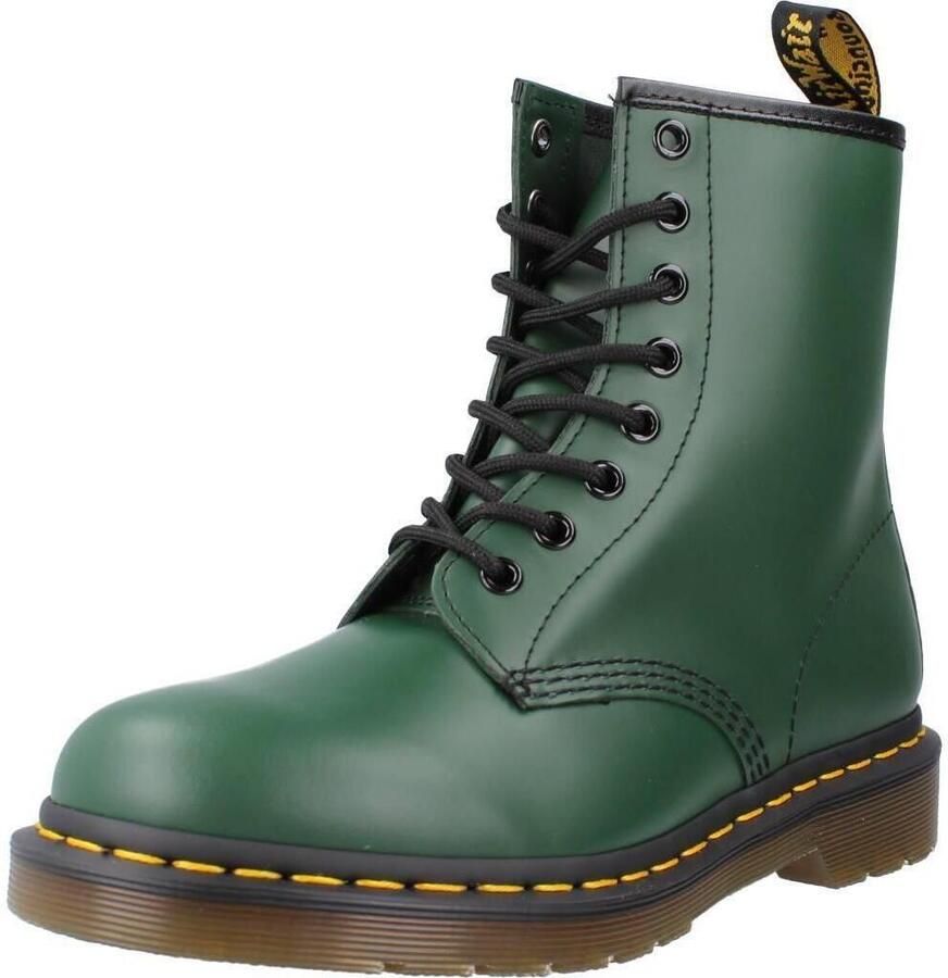 Dr. Martens 1460 Smooth leren veterboots Groen Echt leer - Foto 8