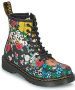 Dr Martens Pascal Floral Mash Up Boots Dr. Martens Zwart Dames - Thumbnail 5