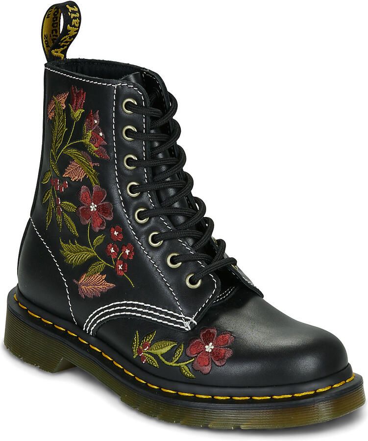 Dr. Martens Laarzen 1460 PASCAL FLORAL BLACK WANAMA