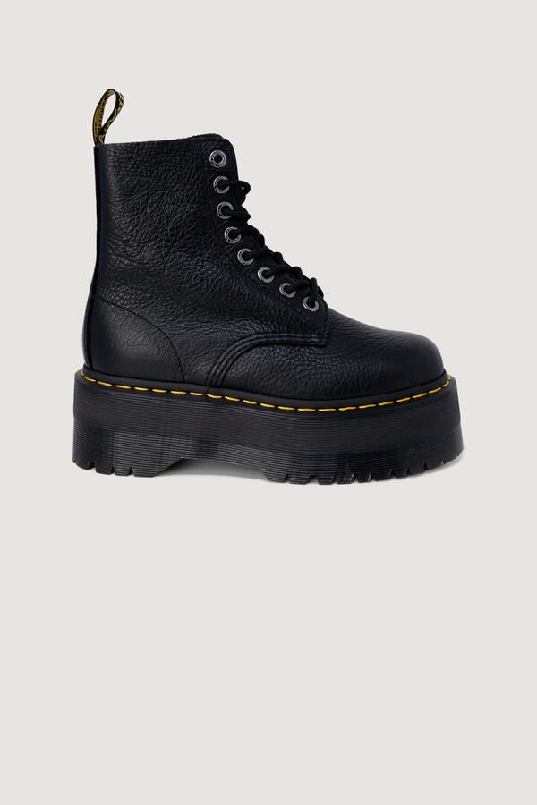 Dr. Martens Zwarte veterschoenen met hoge platform voor moedige vrouwen Black Dames - Foto 5