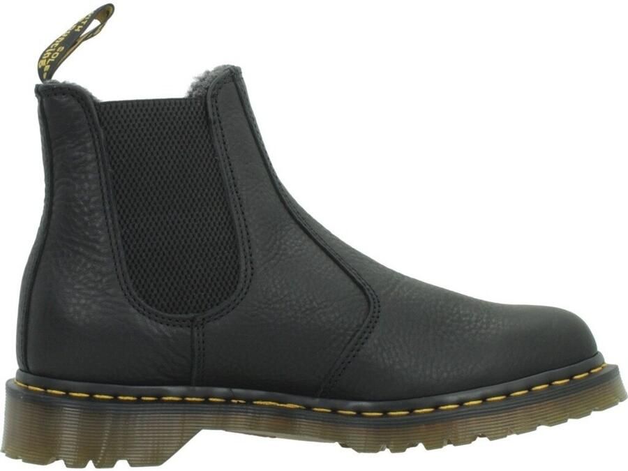 Dr. Martens Zwarte Grizzly Enkellaarzen voor Mannen Black Heren