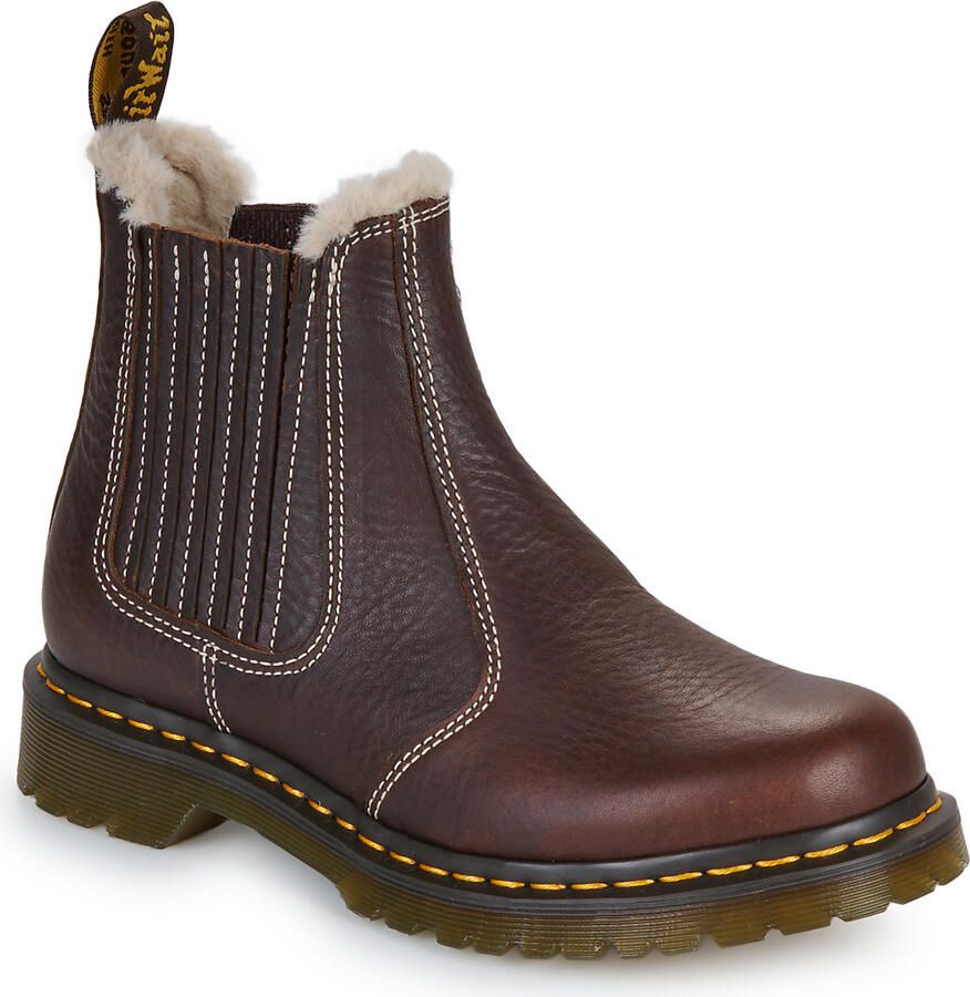 Dr. Martens Laarzen 2976 Leonore II Chelsea Boot Dark Brown Grizzly