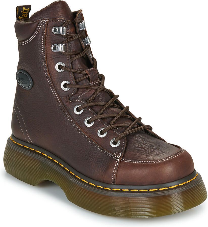 Dr. Martens Laarzen BUZZ 8 EYE BOOT DARK BROWN GRIZZLY