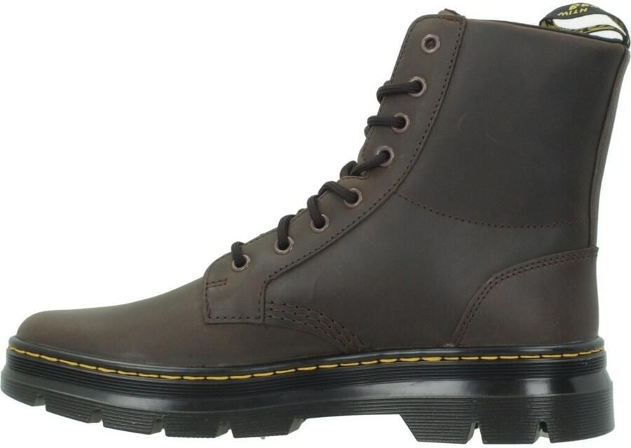 Dr. Martens Dr Martens Combs Leather Laarzen Bruin Man Vrouw - Foto 4