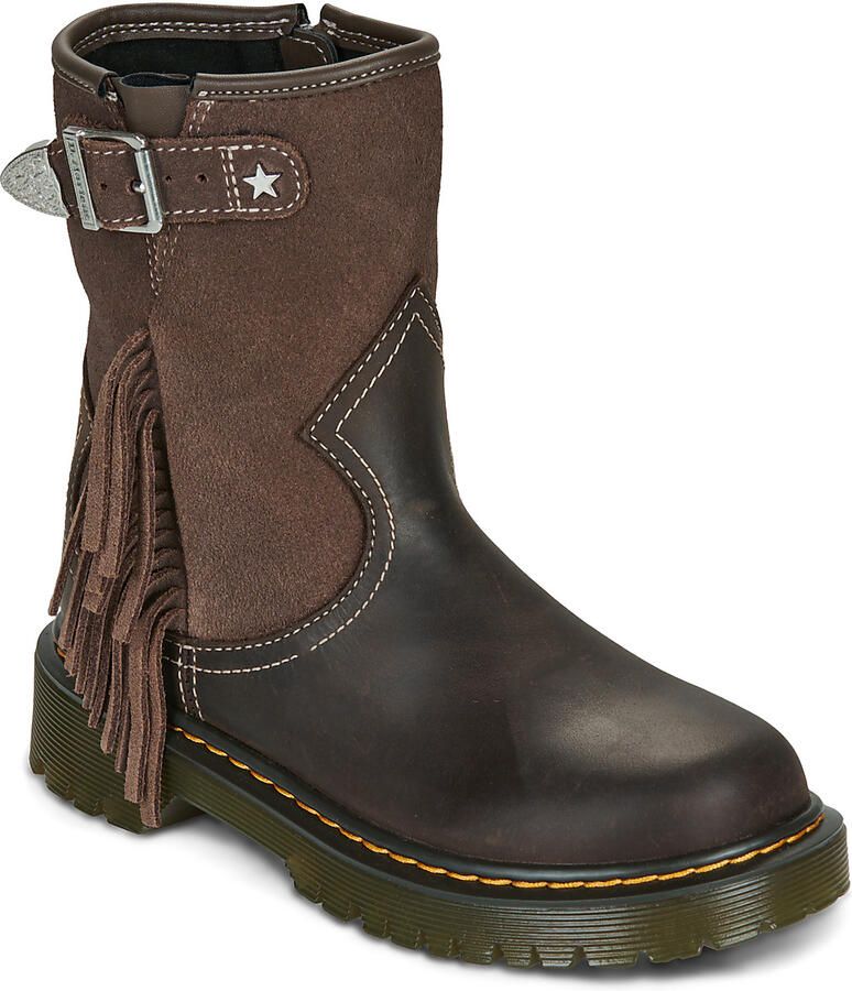 Dr. Martens Laarzen GENAYA RODEO J BOOT DARK BROWN REPUBLIC WP+BRONX SUEDE - Foto 6