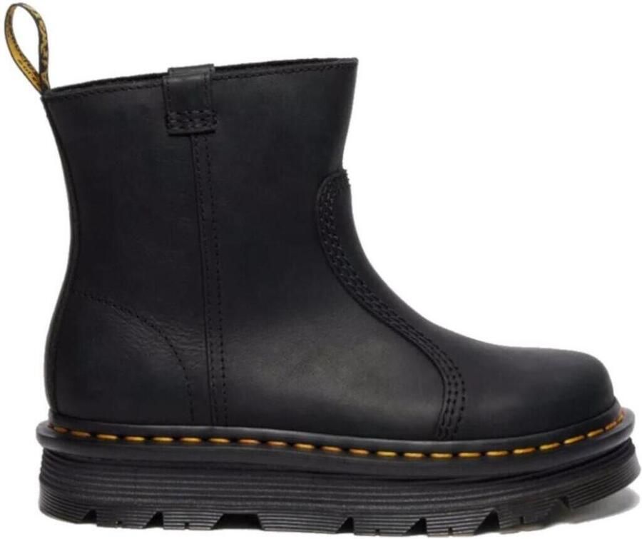 Dr. Martens ZebZag Rigger leren enkelboots Black Wyoming - Foto 7