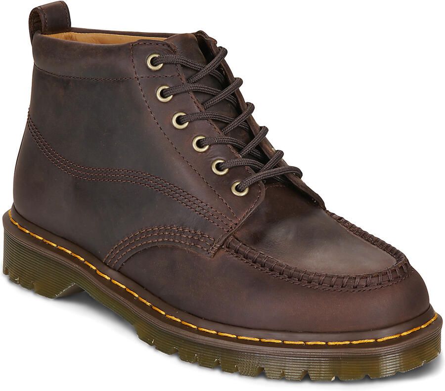 Dr. Martens Laarzen LOWELL CHUKKA DARK BROWN CRAZY HORSE