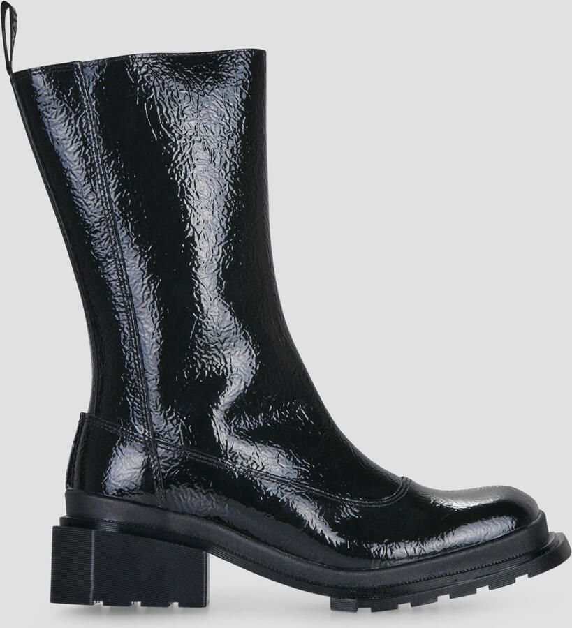 Dr. Martens Laarzen met hakken Maybole High Boot Black Crinkle Patent