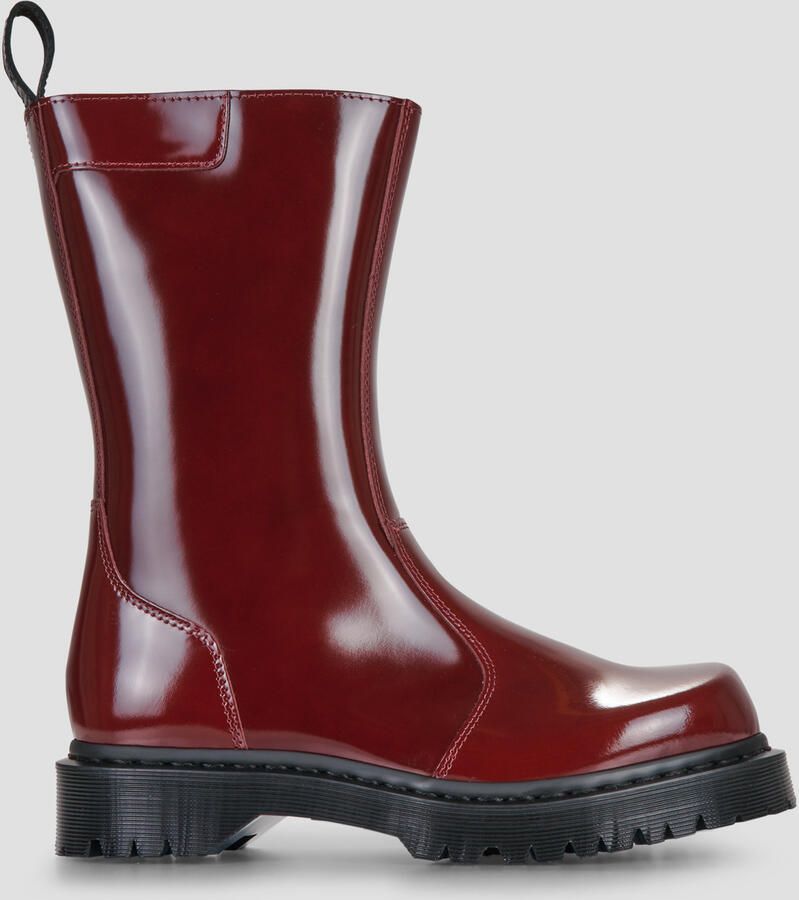 Dr. Martens Laarzen Rejena Mid Cherry Red Laquered Leather