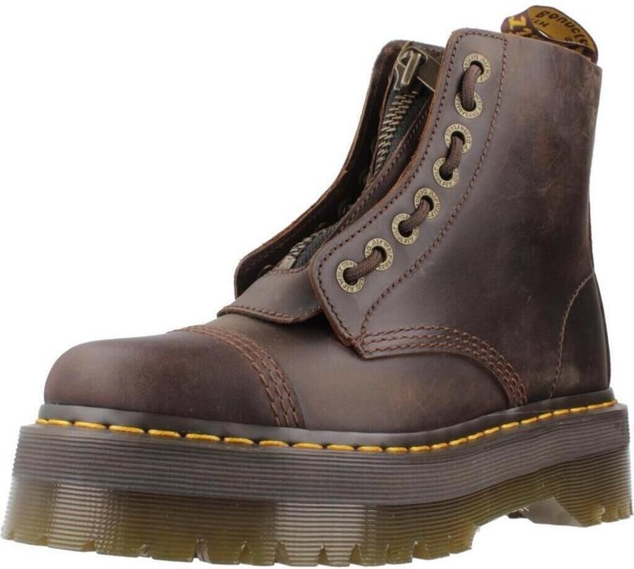 Dr. Martens Sinclair Dark Enkellaarzen Brown Dames - Foto 5