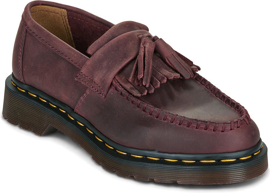 Dr. Martens Mocassins ADRIAN CHERRY RED CRAZY HORSE