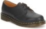 Dr. Martens 1461 Quad Smooth Leather Platform Schoenen Zwart Gepolijst Glad Black Dames - Thumbnail 4