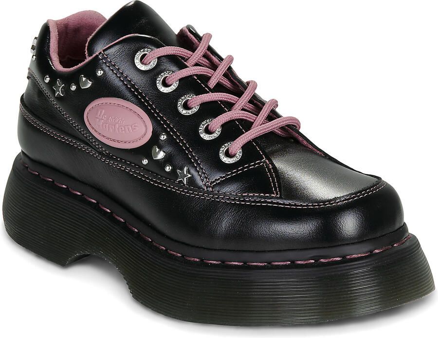 Dr. Martens Nette schoenen BUZZ 5 EYE SHOE BLACK MILLED GLOSS