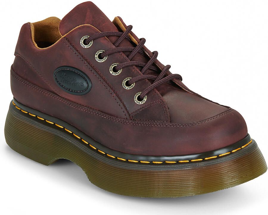 Dr. Martens Nette schoenen BUZZ 5 EYE SHOE CHERRY RED CRAZY HORSE