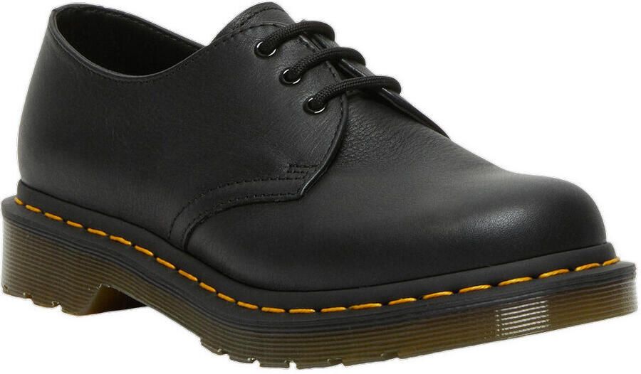 Dr. Martens 1461 Veterschoen plat Dames Zwart;Zwarte Black Virginia - Foto 3