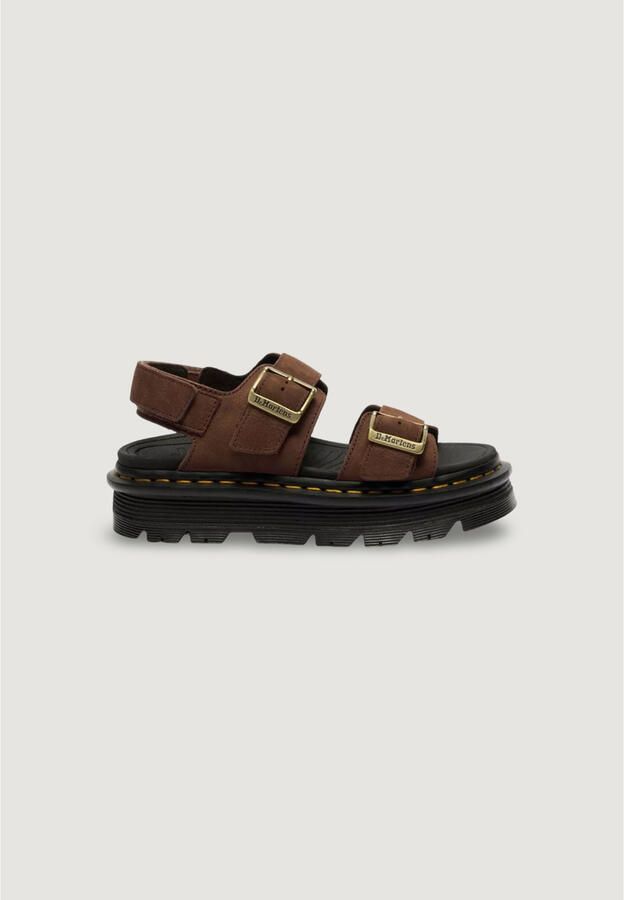 Dr. Martens Platte sandalen Zebzag Sandal Sepia Brown Tumbled Nubuck 42853200 - Foto 2
