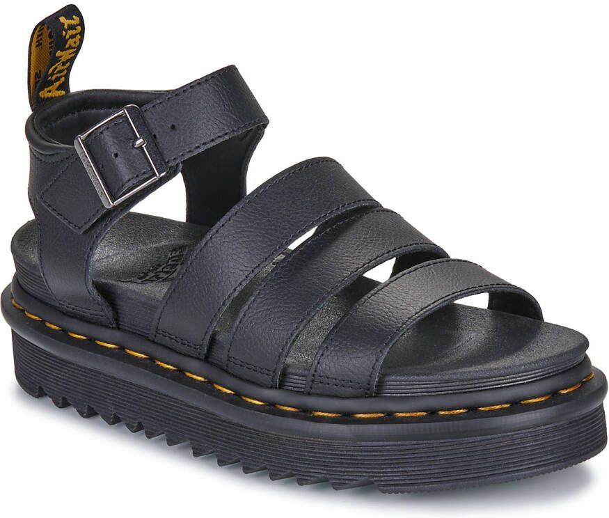 Dr. Martens Blaire leren sandalen Black Athena - Foto 6
