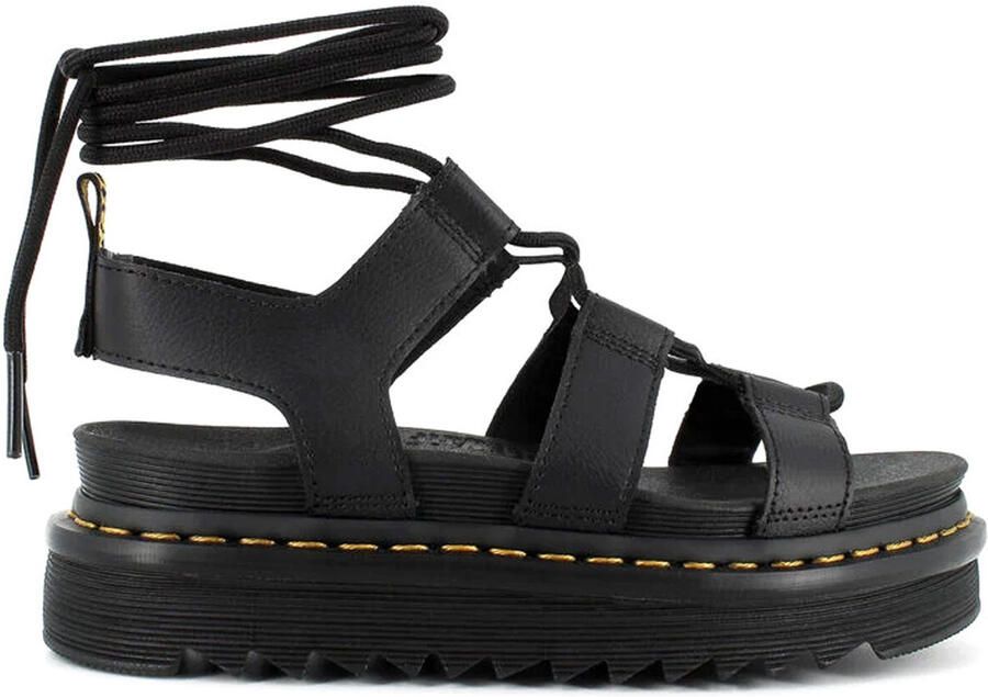 Dr. Martens Blaire LaceUp Platform Sandals Wo Black Flat Sandals - Foto 7