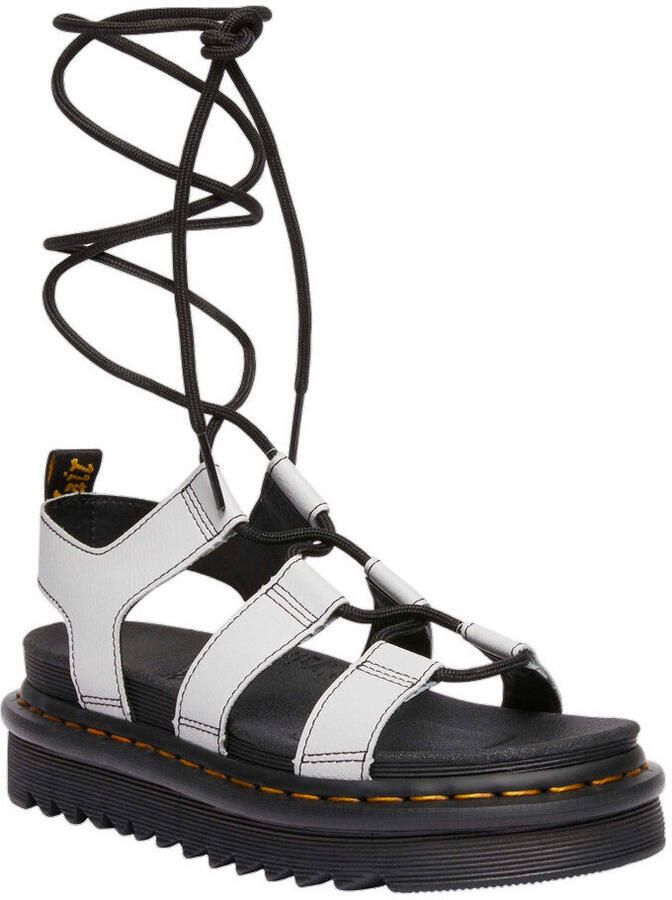 Dr. Martens Voyager LaceUp Platform Sandals Wo Grey Flat Sandals - Foto 2